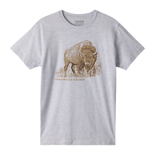 Men's Grazing Bison Tee